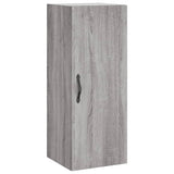 Vidaxl wandkast 34,5x34x90 cm bewerkt hout grijs sonoma eikenkleurig