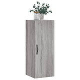 Vidaxl wandkast 34,5x34x90 cm bewerkt hout grijs sonoma eikenkleurig