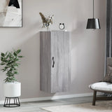 Vidaxl wandkast 34,5x34x90 cm bewerkt hout grijs sonoma eikenkleurig