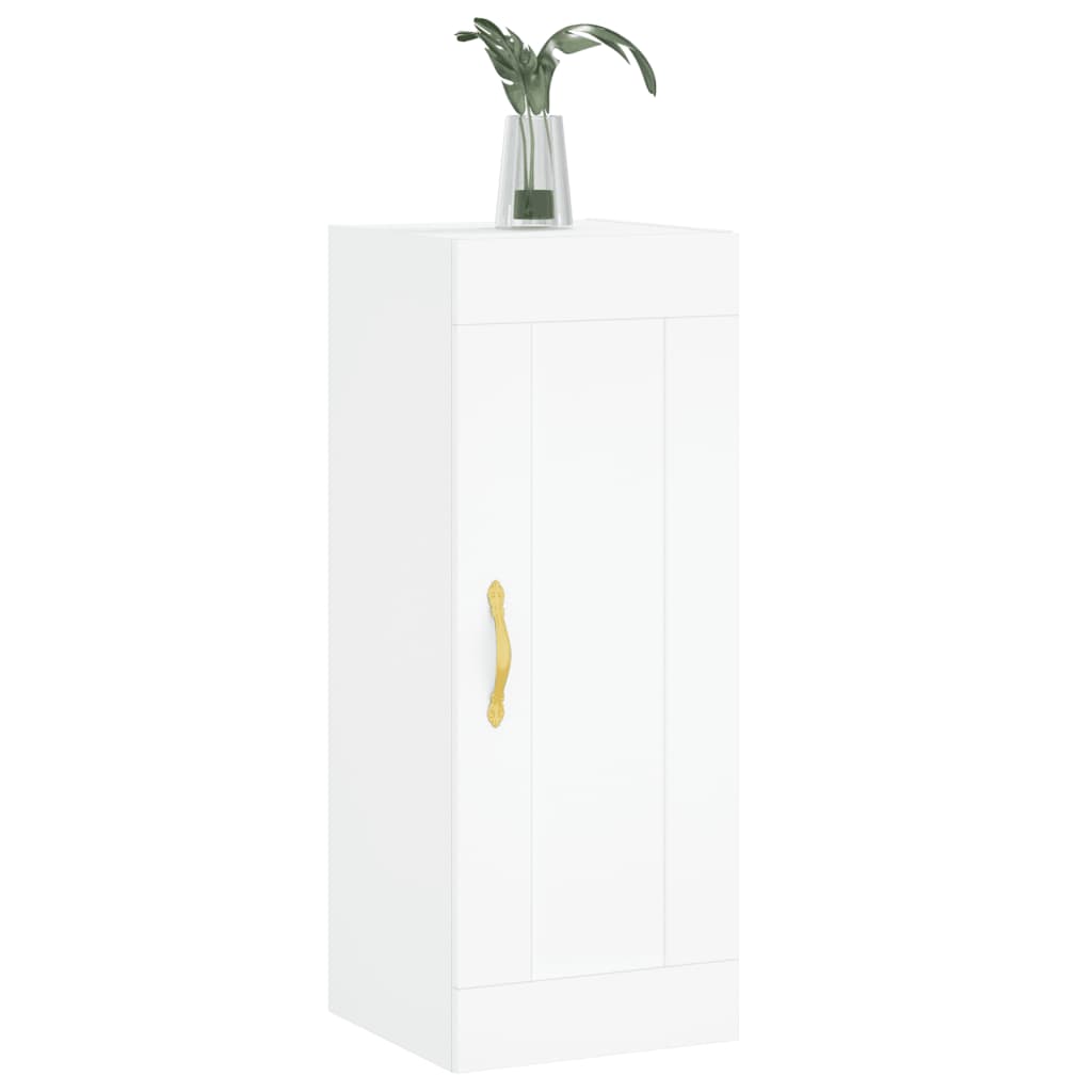 Vidaxl wandkast 34,5x34x90 cm bewerkt hout wit