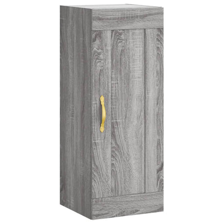Vidaxl wandkast 34,5x34x90 cm bewerkt hout grijs sonoma eikenkleurig