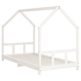 Vidaxl kinderbedframe 90x190 cm massief grenenhout wit