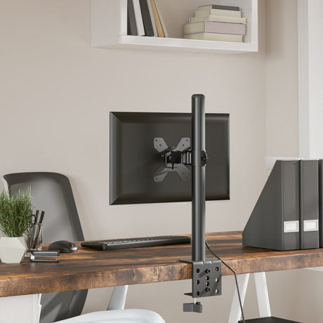 Vidaxl monitorbeugel vesa 75 100 mm zwart staal