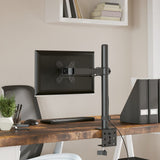 Vidaxl monitorbeugel vesa 75 100 mm zwart staal