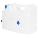 Vidaxl Tank Water avec robinet 10 L Plastique transparent