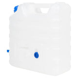 Vidaxl Tank Water avec robinet 15 L Plastique transparent