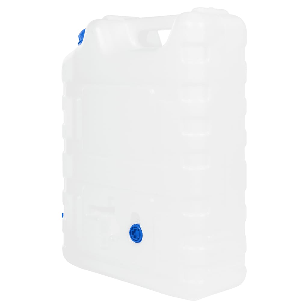 Vidaxl Tank Water avec robinet 20 L Plastique transparent