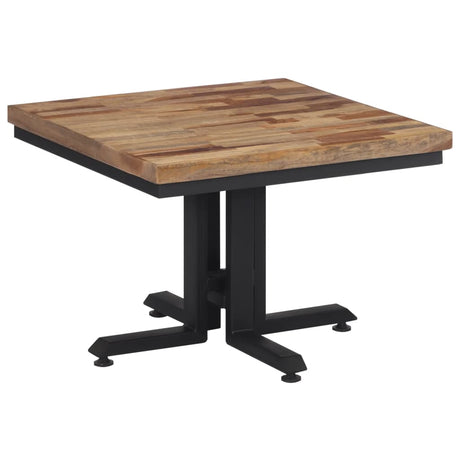 Vidaxl salontafel 55x55x40 cm massief gerecycled teakhout