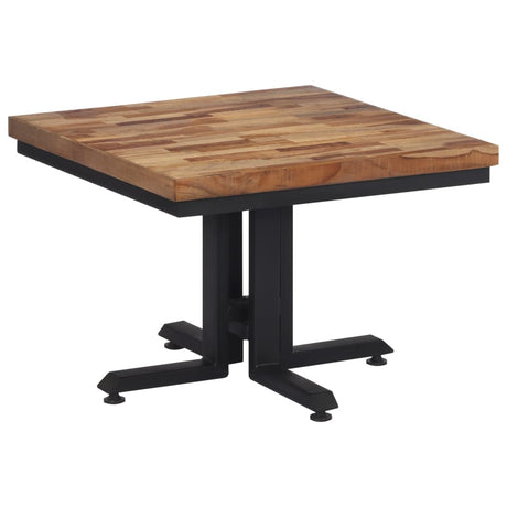Vidaxl salontafel 55x55x40 cm massief gerecycled teakhout