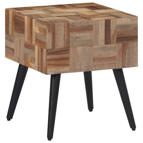Vidaxl bijzettafel 40x40x45 cm massief gerecycled teakhout