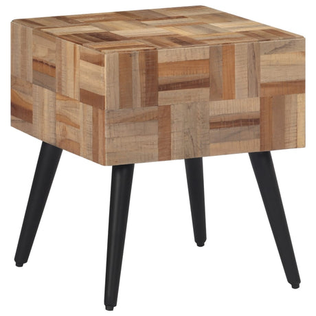 Vidaxl bijzettafel 40x40x45 cm massief gerecycled teakhout