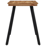 Vidaxl eettafel 120x62x76 cm massief teakhout