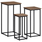 Vidaxl Plant Stands 3 PCs Solid Teak