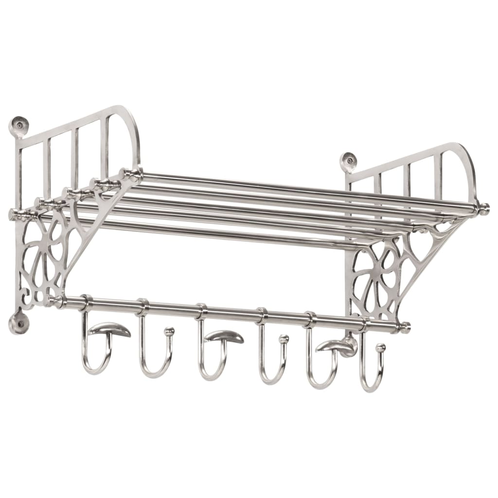 Rack de bagages Vidaxl avec des cintres Murmain Murling Aluminium