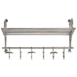 Rack de bagages Vidaxl avec des cintres Murmain Murling Aluminium