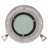 Vidaxl wandspiegel patrijspoort ø23 cm aluminium en glas