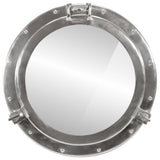 Vidaxl wandspiegel patrijspoort ø50 cm aluminium en glas