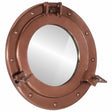Vidaxl wandspiegel patrijspoort ø30 cm aluminium en glas