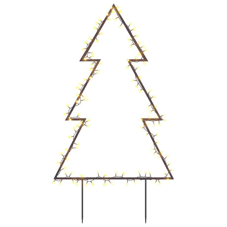 Vidaxl kerstverlichting kerstboom met grondpinnen 115 led's 90 cm
