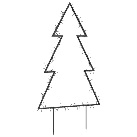 Vidaxl kerstverlichting kerstboom met grondpinnen 115 led's 90 cm
