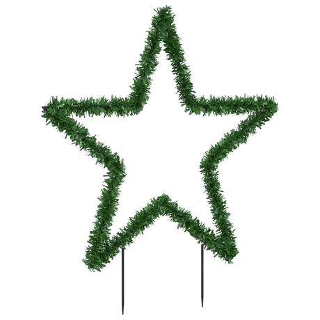 Vidaxl kerstverlichting ster met grondpinnen 80 led's 60 cm