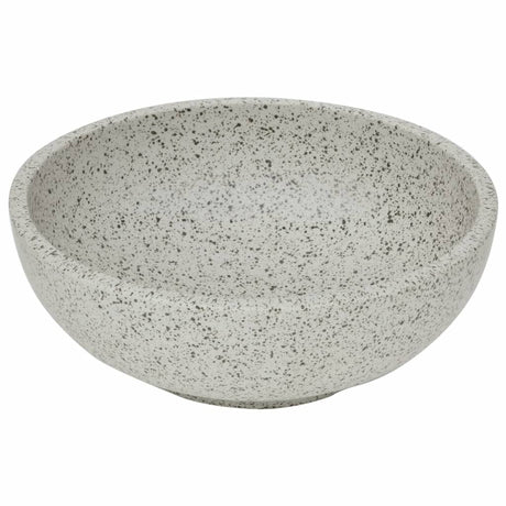 Vidaxl opzetwasbak rond φ41x14 cm keramiek grijs