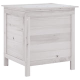 Vidaxl tuinbox 50x49x56,5 cm massief vurenhout wit