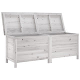 Vidaxl tuinbox 150x50x56,5 cm massief vurenhout wit