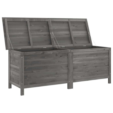 Vidaxl tuinbox 150x50x56,5 cm massief vurenhout antracietkleurig