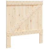 Vidaxl hoofdbord 100x104 cm massief grenenhout