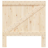 Vidaxl hoofdbord 100x104 cm massief grenenhout