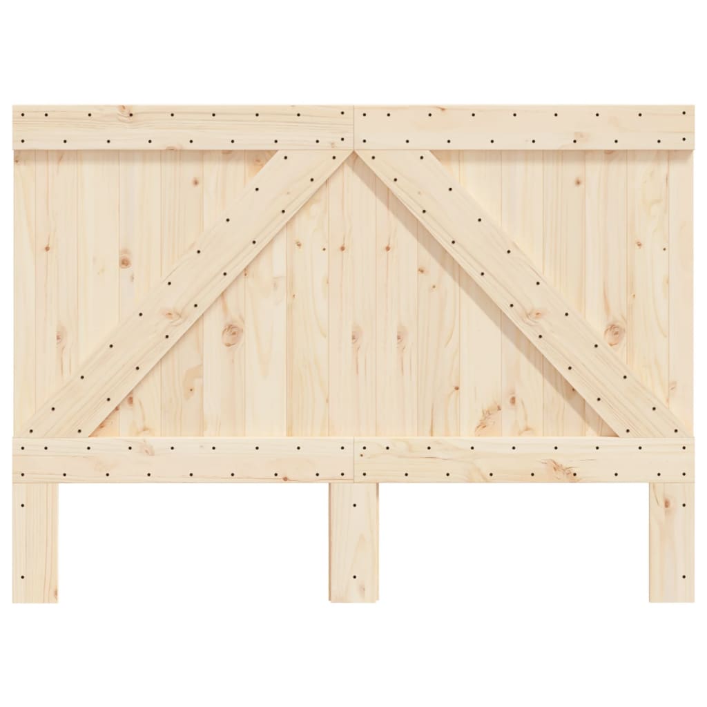 Vidaxl hoofdbord 140x104 cm massief grenenhout