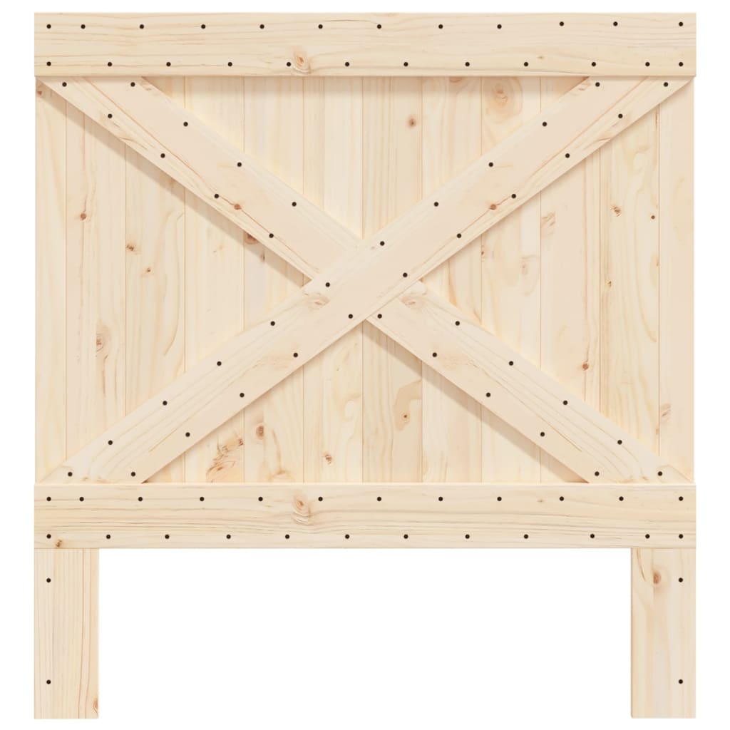Vidaxl hoofdbord 100x104 cm massief grenenhout