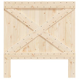 Vidaxl hoofdbord 100x104 cm massief grenenhout
