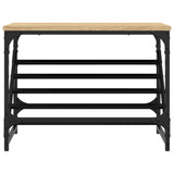 Vidaxl schoenenrek 60x30x45 cm bewerkt hout sonoma eikenkleurig
