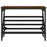 Vidaxl schoenenrek 60x30x45 cm bewerkt hout bruin eikenkleur