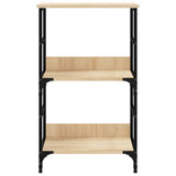 Vidaxl boekenrek 50x33x82 cm bewerkt hout sonoma eikenkleurig