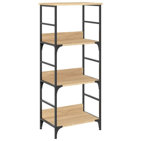 Vidaxl boekenrek 50x33x117,5 cm bewerkt hout sonoma eikenkleurig
