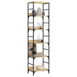 Vidaxl boekenkast sonoma eiken 50x33x188,5 cm bewerkt hout