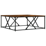 Vidaxl salontafel 100x100x40 cm bewerkt hout gerookt eikenkleurig