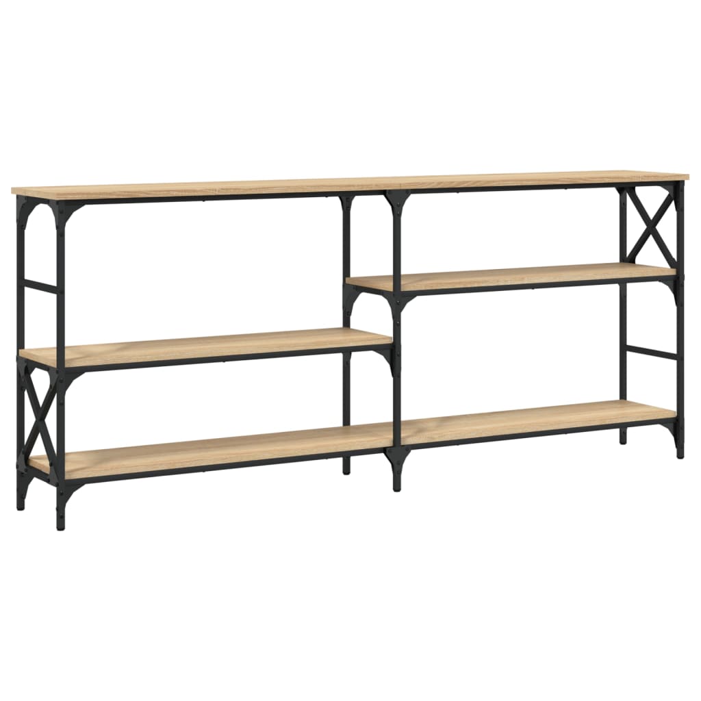 Vidaxl wandtafel 180x29x76,5 cm bewerkt hout sonoma eikenkleurig