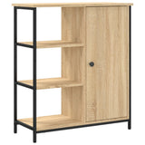Vidaxl dressoir sonoma eiken 70x30x80 cm bewerkt hout