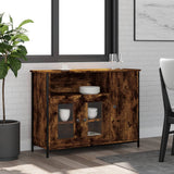 Vidaxl dressoir 100x35x75 cm bewerkt hout gerookt eikenkleurig