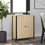 Vidaxl dressoir 70x30x80 cm bewerkt hout sonoma eikenkleurig