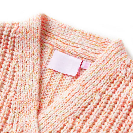 Vidaxl kindervest gebreid 128 gemengd roze