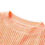 Vidaxl kindertrui gebreid 128 feloranje