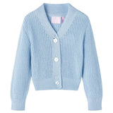 Vidaxl kindervest gebreid 128 blauw