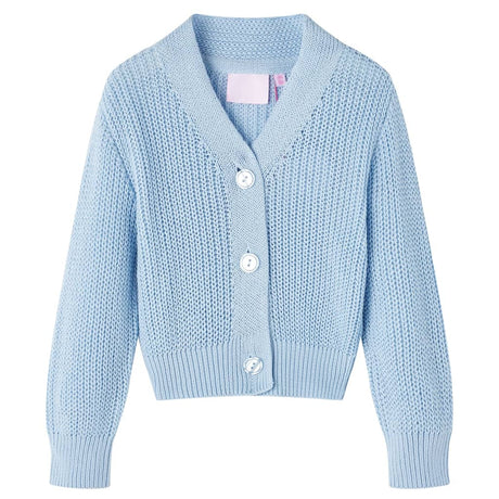 Vidaxl kindervest gebreid 128 blauw