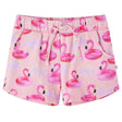 Vidaxl kindershorts met trekkoord 128 lichtroze