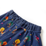 Vidaxl Skirt per bambini 128 blu navy